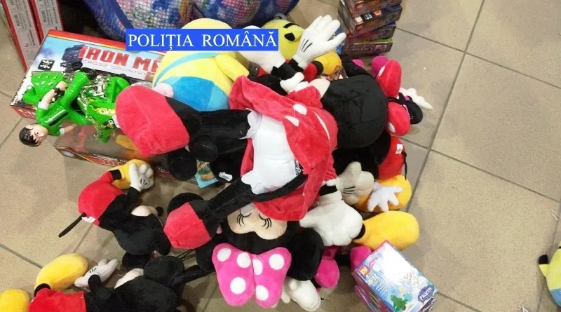 Mărfuri contrafăcute la un magazin din Piatra-Neamț (FOTO)