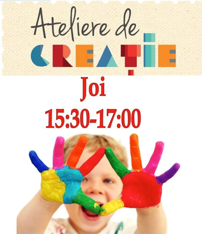 10 ateliere de creație pentru copii, în Speranța