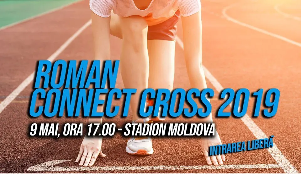 Pe 9 Mai, romașcanii sunt invitați să facă mișcare la “Roman Connect Cross 2019”
