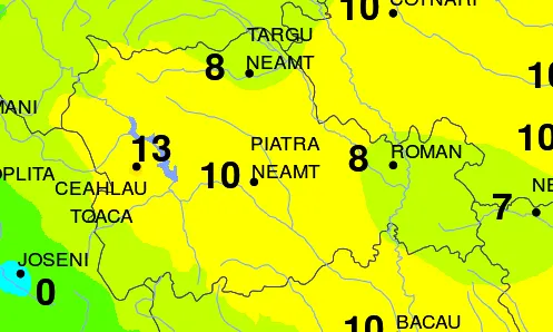 Vreme frumoasă și mai caldă decât în mod obișnuit pentru această dată