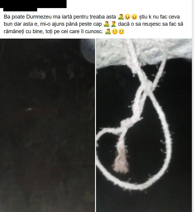 ȘOCANT: Un tânăr de 25 de ani și-a anunțat sinuciderea pe Facebook!