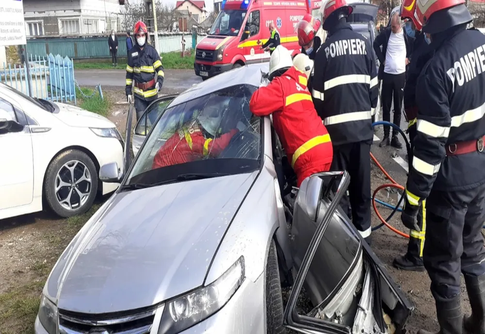 Accident rutier cu o persoana incarcerata in comuna Botesti