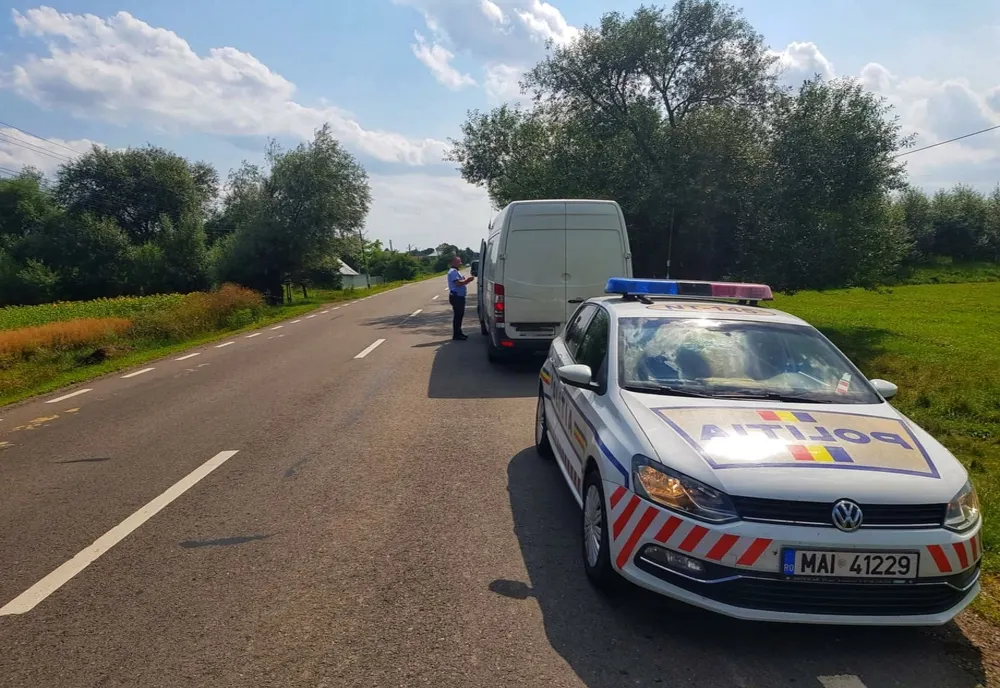 Acțiune a polițiștilor rutieri la Târgu Neamț 