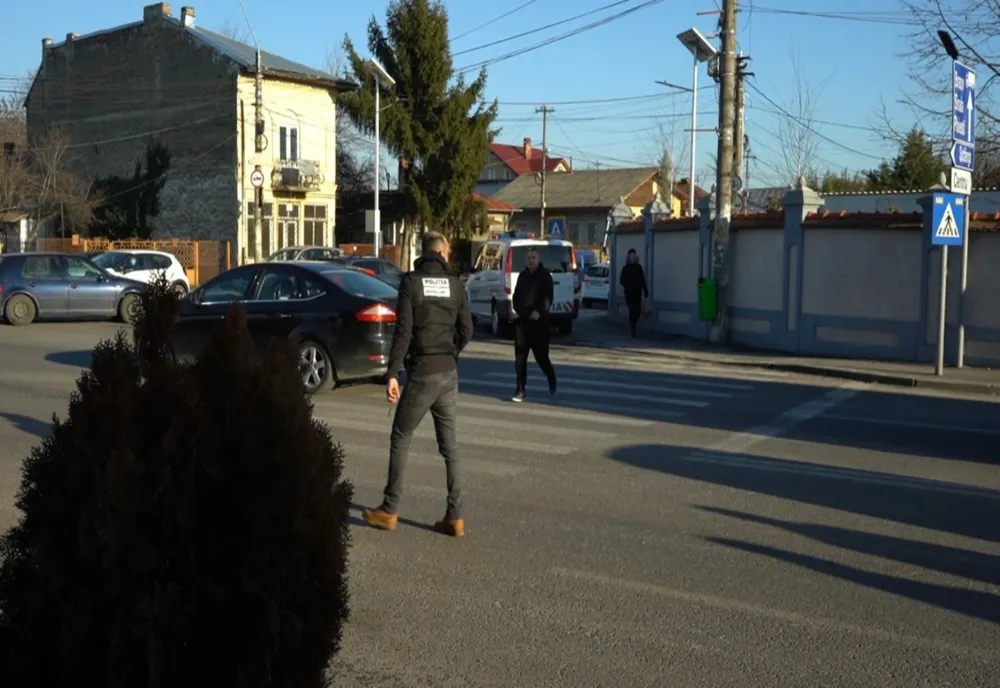 Pieton beat accidentat când traversa prin loc nepermis