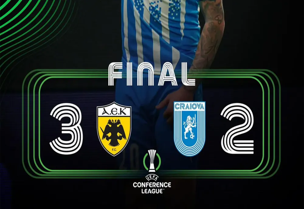 Universitatea Craiova a ratat calificarea în play-off-ul pentru optimile din Conference League în minutul 90+15