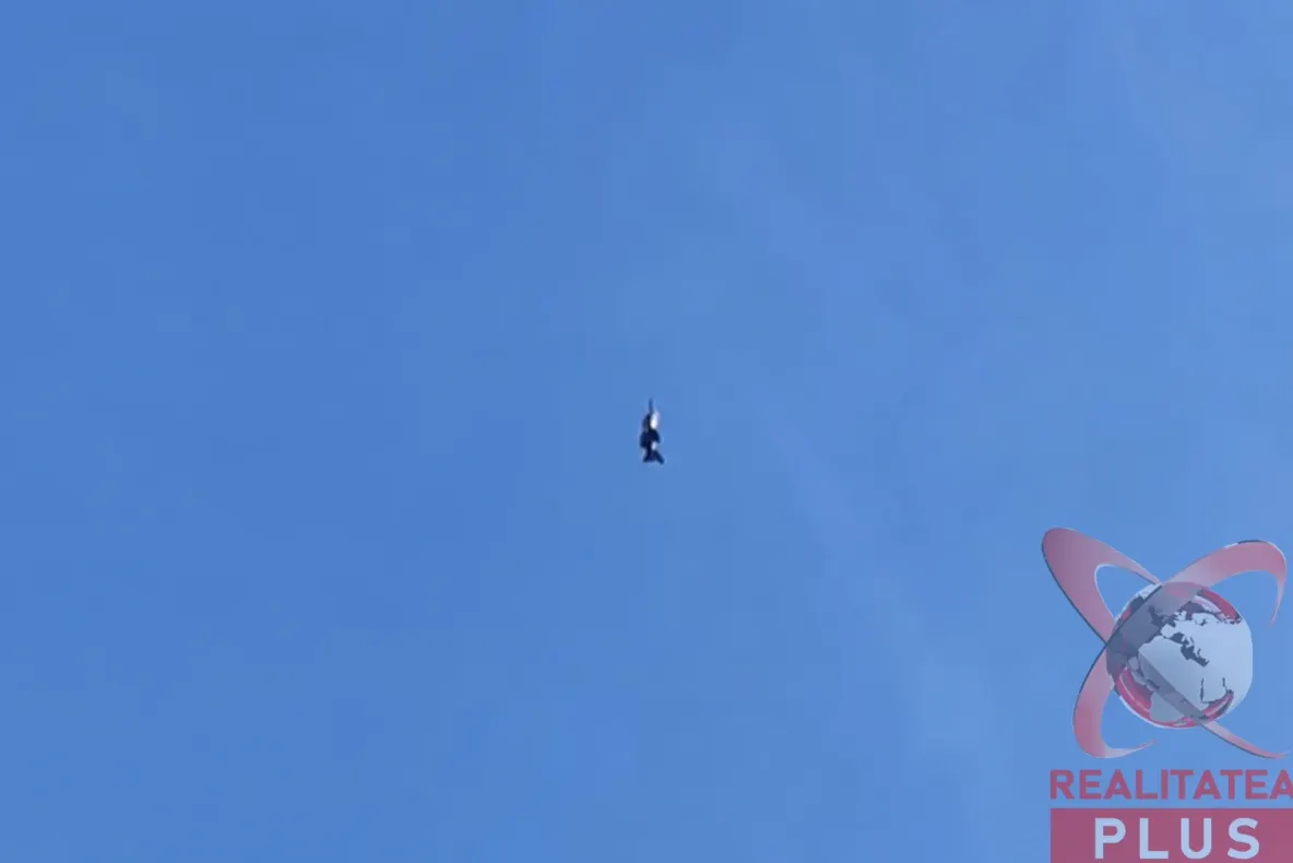 Primele imagini cu drona doborâtă în Buzău de un avion F-16 -VIDEO