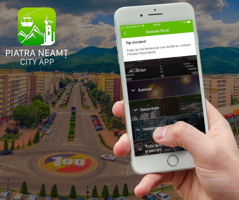 Peste 1 300 de oameni folosesc aplicația Piatra Neamț City App