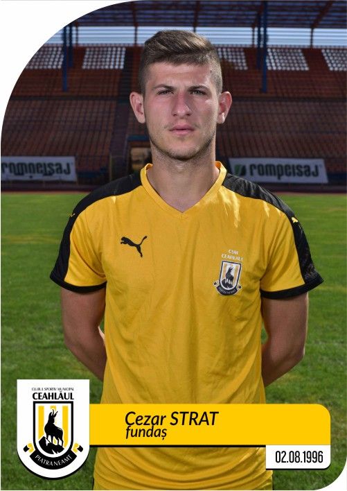 Cezar Strat, fundaș CSM Ceahlăul: ”Dacă n-aș fi făcut fotbal, mi-ar fi plăcut să fiu polițist”