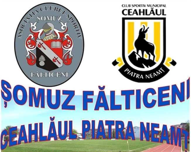 3 noiembrie , ora 14:00, ACS Șomuz Fălticeni- CSM Ceahlăul Piatra-Neamț