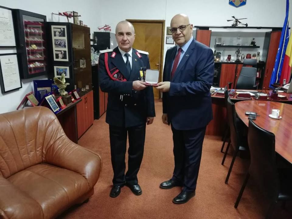 Inspectorul șef ISU Neamț, Ioan Nițică, general de brigadă cu o stea