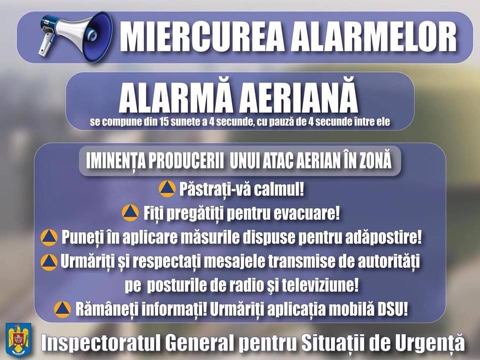 Prima alarmă din acest an (Exercițiu!)