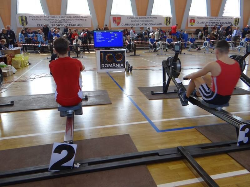 Campionatele Naționale de canotaj pe ergometru, în martie, la Piatra-Neamț