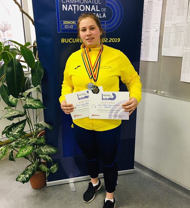 Diana Țigănașu, campioană la tineret și vicecampioană la seniori  în proba de aruncare a discului
