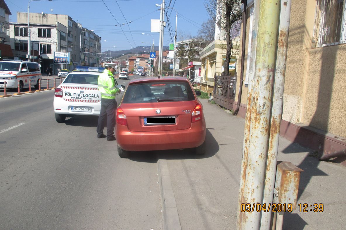 Atenție unde vă expuneți spre vânzare autovehiculele! Poliția Locală dă amenzi