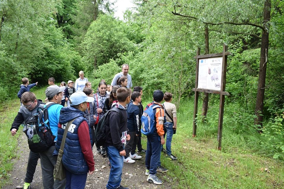 Peste 100 de elevi au petrecut „O zi în Parcul Natural Vânători Neamț” (FOTO)