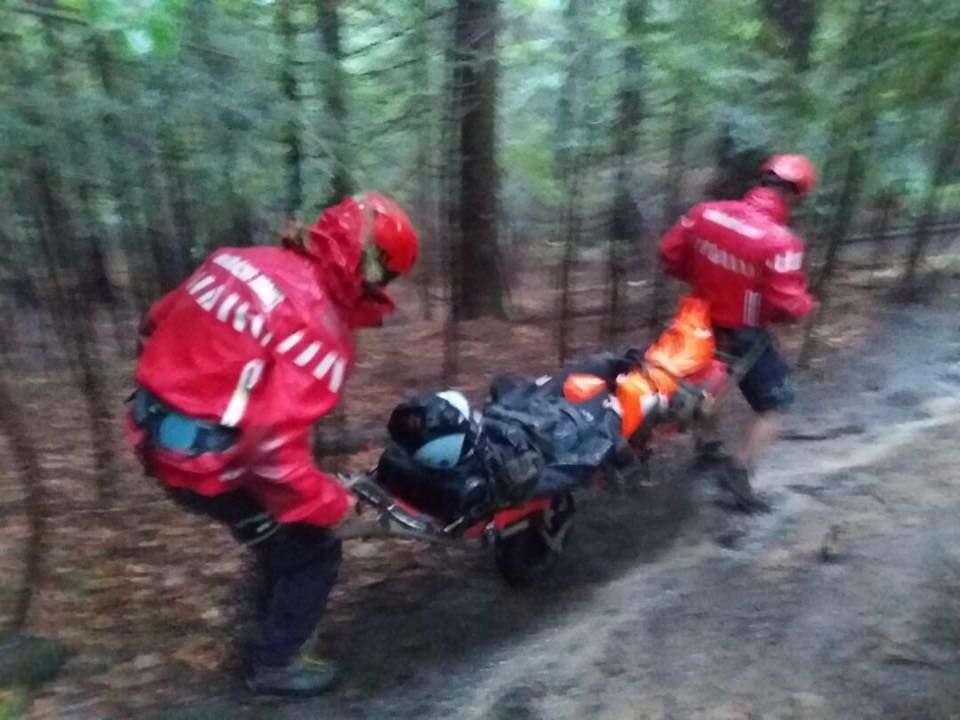Salvamont Neamț, salvare în furtună (FOTO)