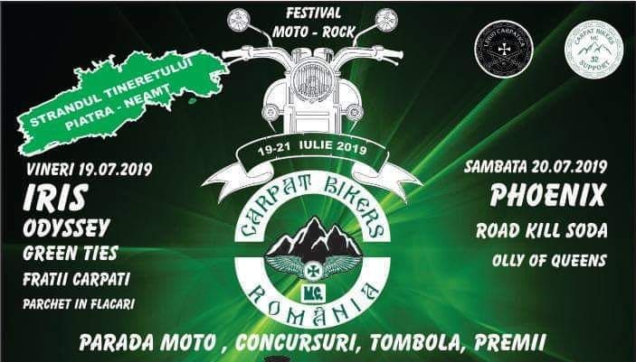 Două zile de petrecere marca CARPAT BIKERS M.C. Legendara trupă Phoenix, al doilea an consecutiv la Piatra-Neamț