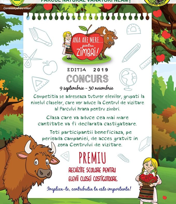 O nouă campanie "Ana are mere..pentru zimbri!"