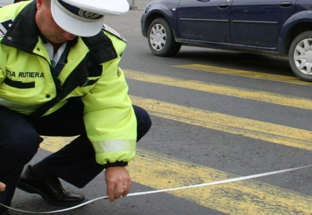 Pieton accidentat pe trecere