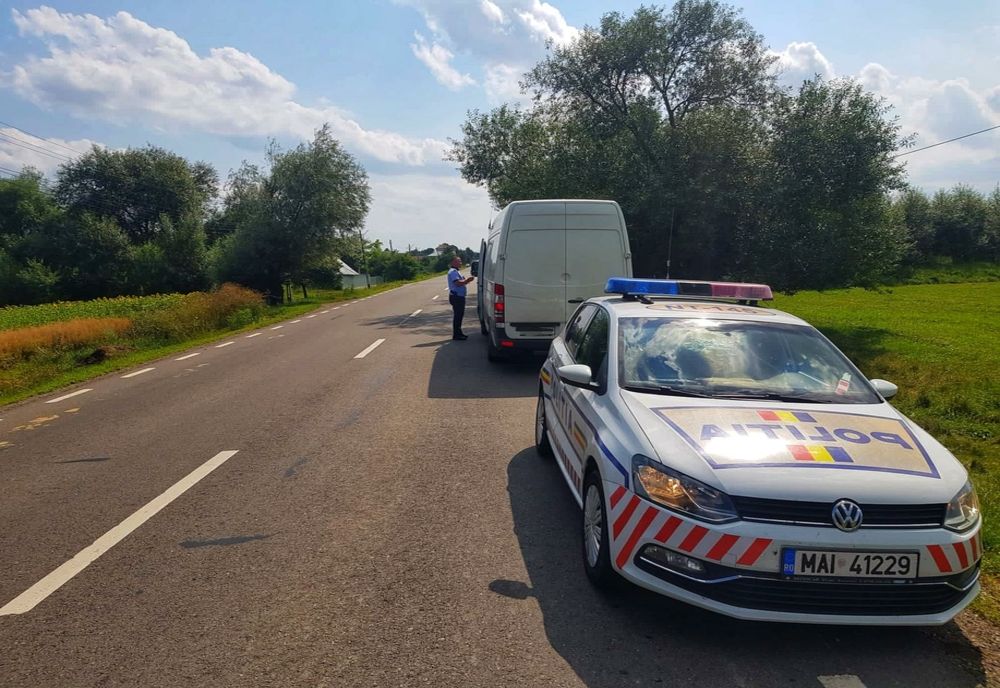 Acțiune a polițiștilor rutieri la Târgu Neamț 