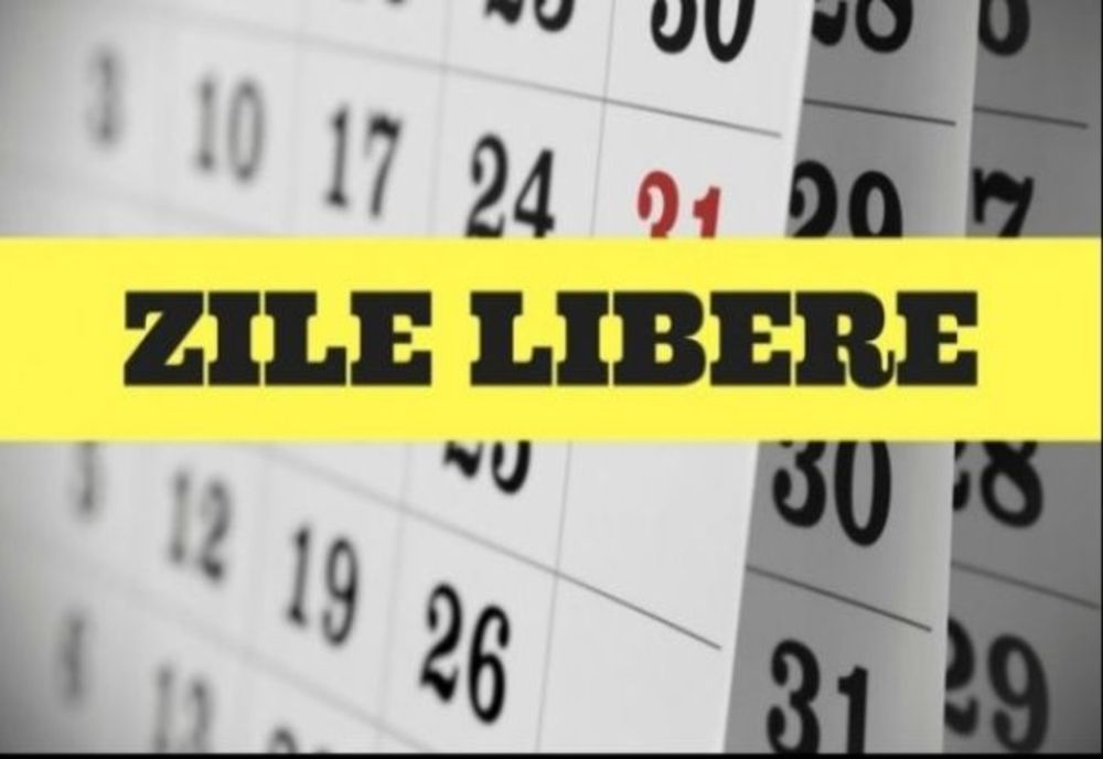 Zile libere: Urmează o minivacanță pentru români!