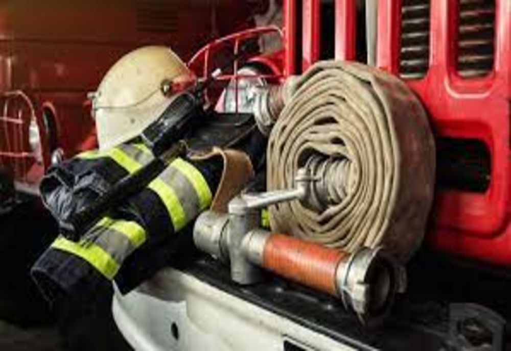 Casă dintrusă de incendiu la Almaș