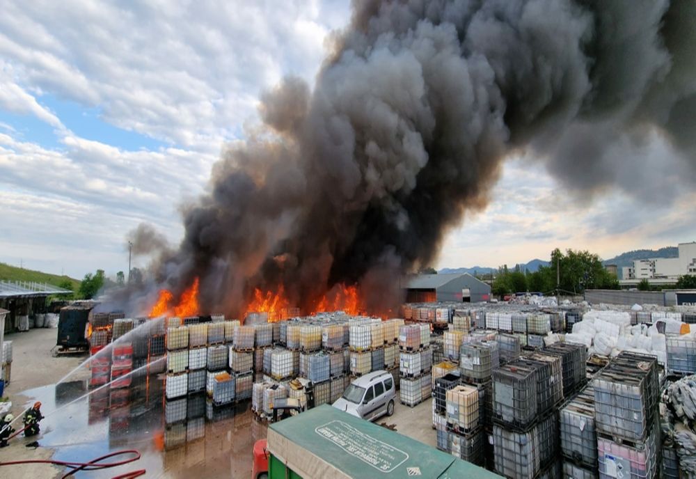 Bilanțul incendiului de pe Platforma Săvinești 