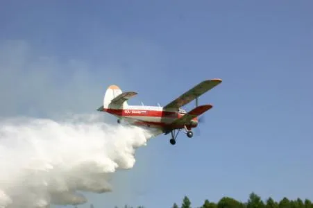 dezinsecție din avion