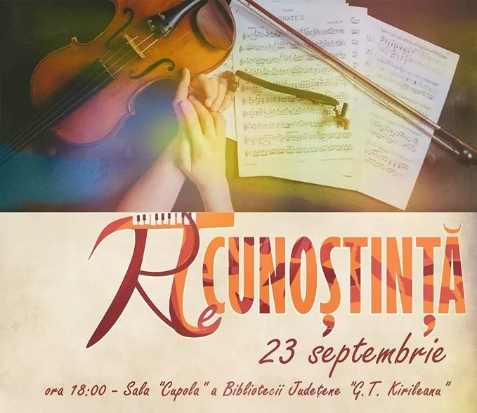 Afis concert Sara Stroici „reCunoștință”