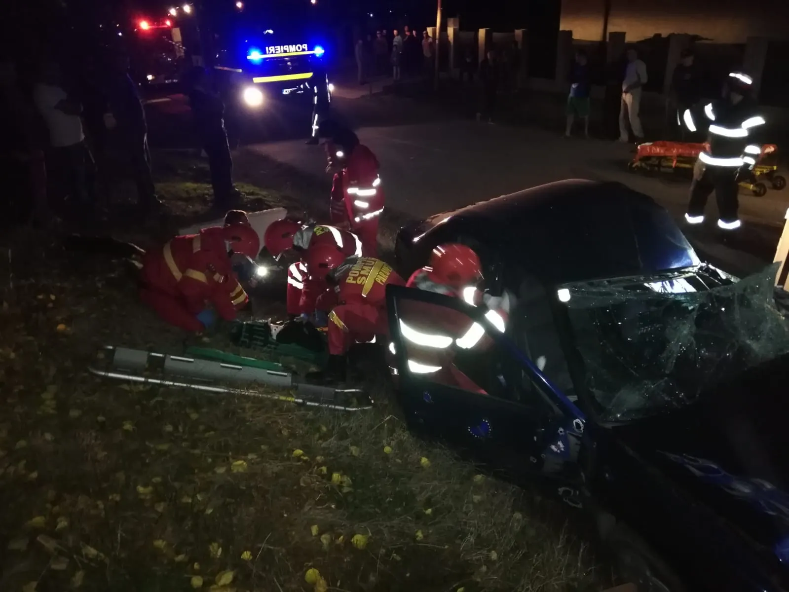 accident noapte descarcerare trifesti