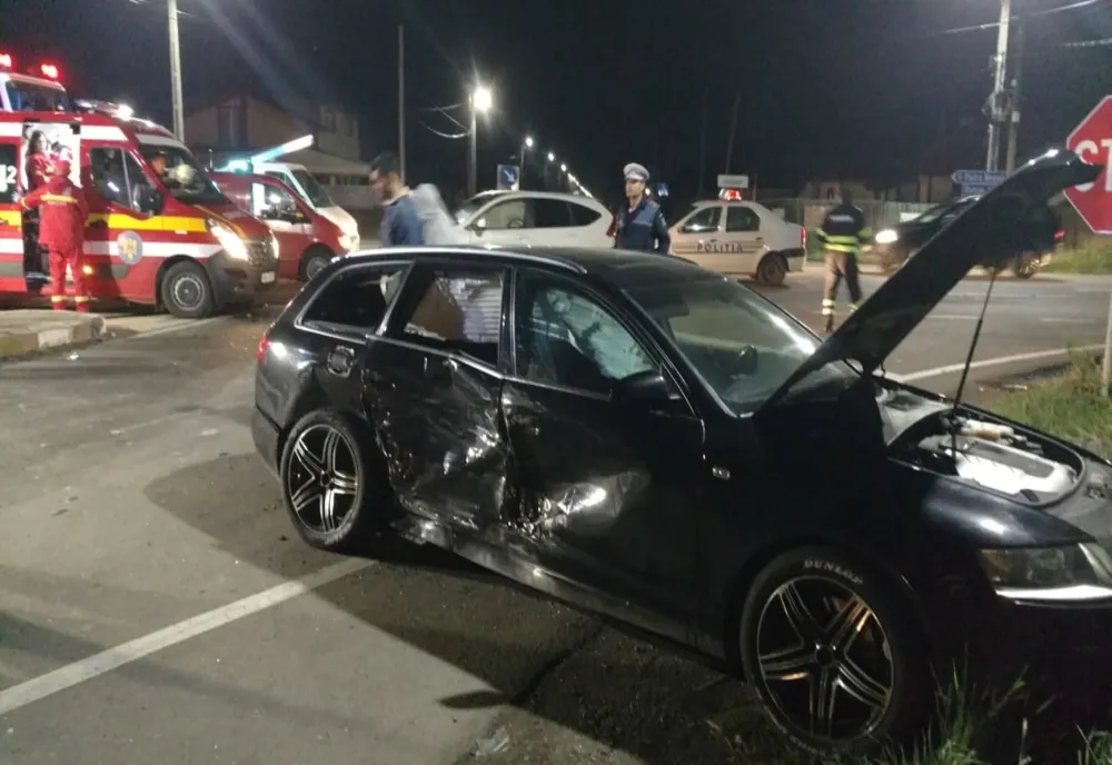 Patru răniți într-un accident la Căciulești (FOTO)