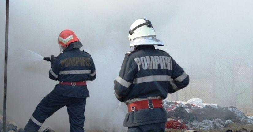 incendiu pompieri