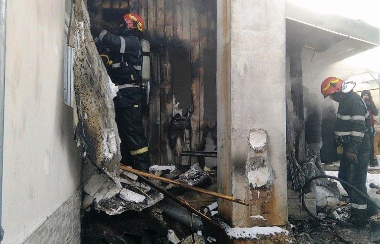incendiu agapia