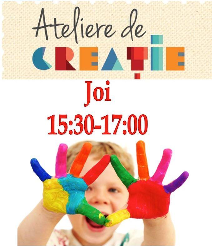 Afis ateliere  de creatie Speranta