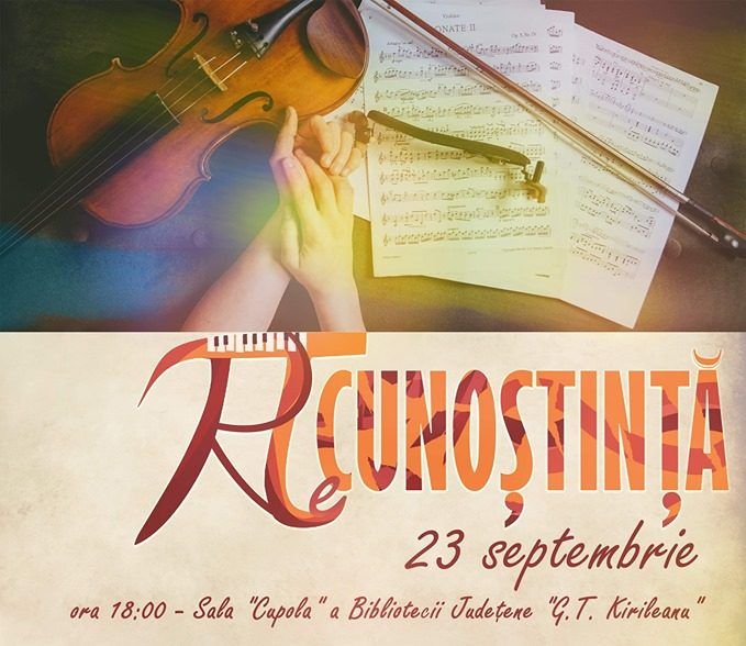 Afis concert Sara Stroici „reCunoștință”