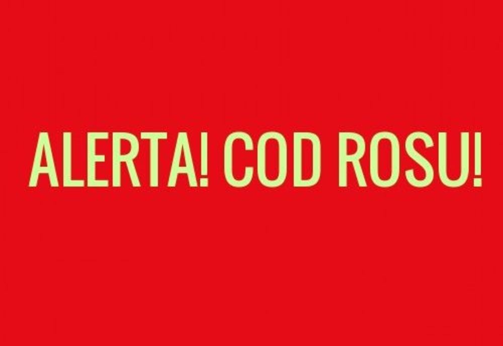 AVERTIZARE METEOROLOGICĂ COD ROȘU