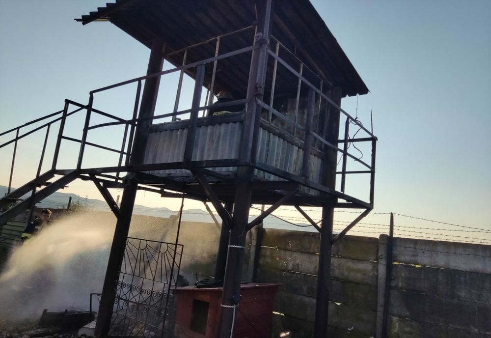 Incendiu la platforma Săvinești 
