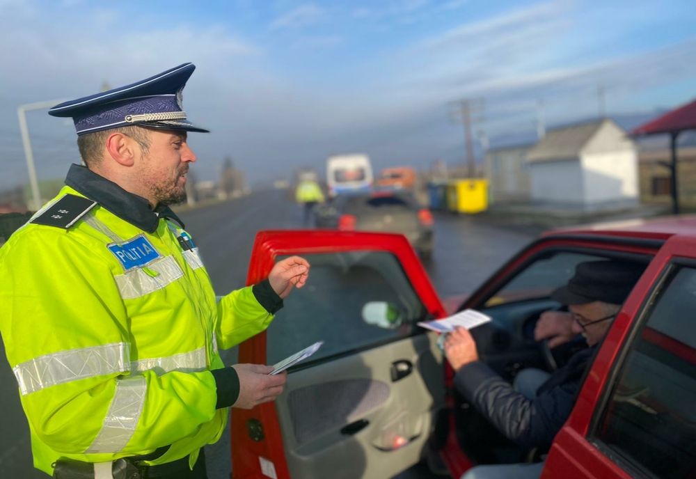 Campanie de informare a polițiștilor rutieri pe drumurile din județul Neamț! 