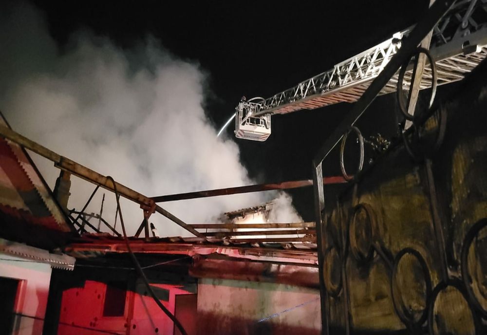Incendiu la o gospodărie din Urecheni