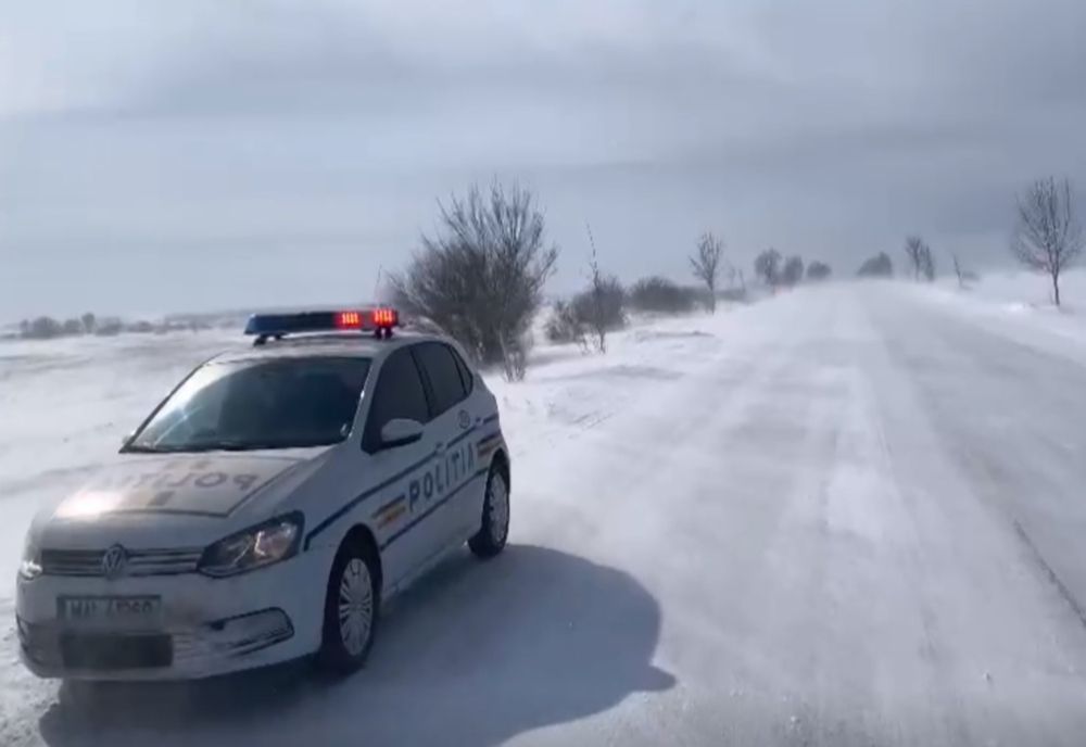 Toate drumurile naționale și județene din Brăila sunt închise
