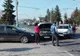 Accident cu trei maşini implicate şi o tânără încarcerată (FOTO)