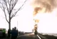 Autocamion în flăcări, pe un drum județean (FOTO-VIDEO)
