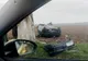 Accident cu două victime după ce o mașină s-a răsturnat (FOTO)