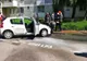 Incendiu la un autoturism (FOTO)