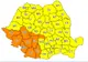 Cod portocaliu de ploi și inundații în Neamț