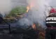 Au dat foc la căpițele de fân din joacă