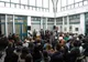 Elevi din trei licee au umplut cupola Bibliotecii Județene la întâlnirea cu Mădălina Mantu și Mihăiță Macoveanu