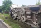 TIR răsturnat în localitatea Secuienii Noi 