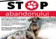 Afișe la fiecare scară de bloc din Piatra-Neamț: STOP ABANDON!