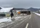 Drum din Neamț, blocat! Un camion încărcat cu piatră s-a răsturnat
